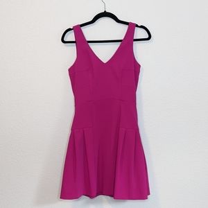Artelier Nicole Miller Hot Pink Sleeveless Sheath Dress